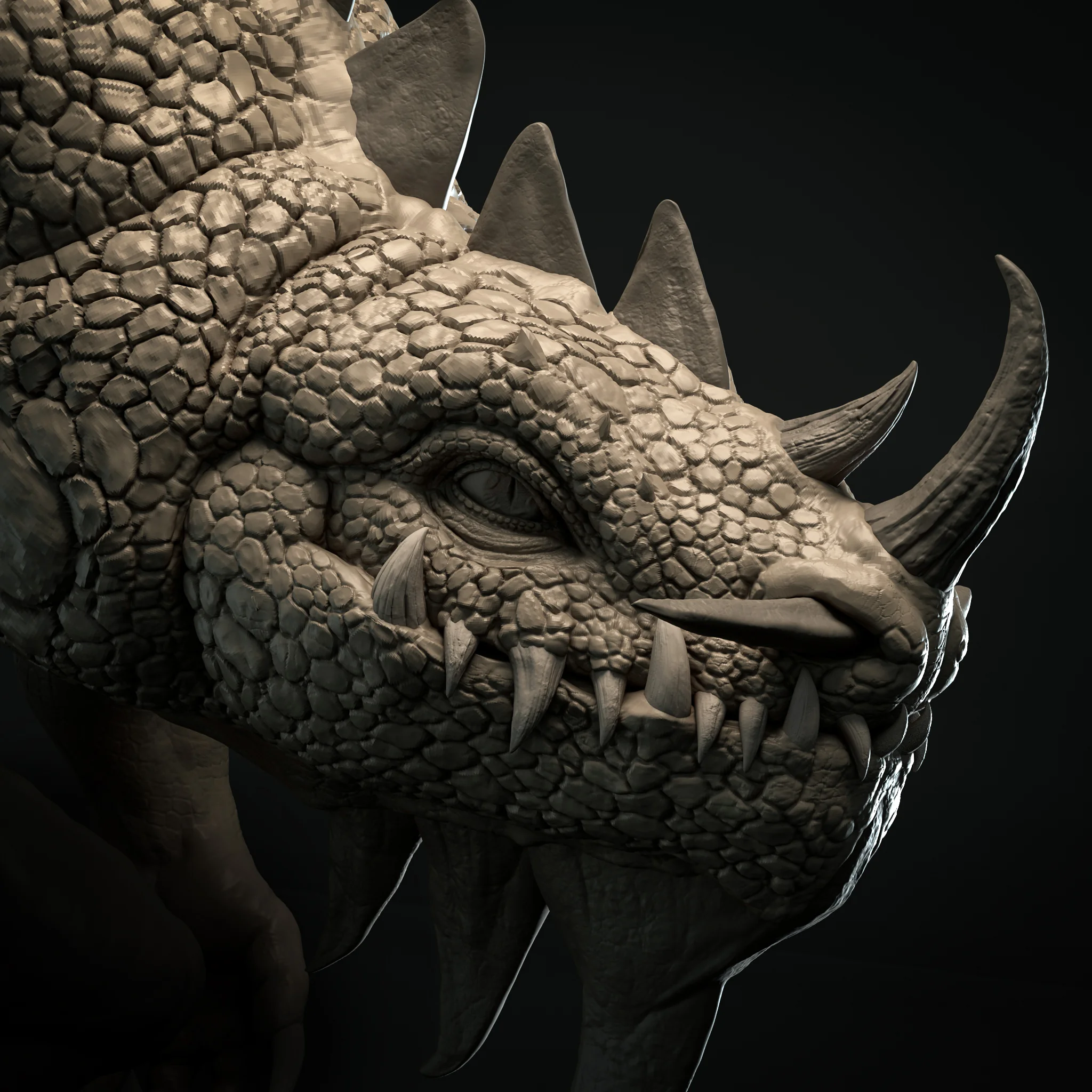 Lizard Man High-Poly Sculpt